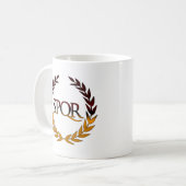 SPQR KOFFIEMOK (Voorkant links)
