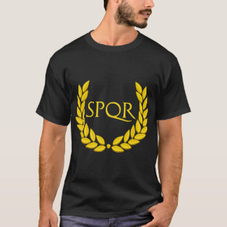 SPQR Paarse Romeinse Rijk T-shirt