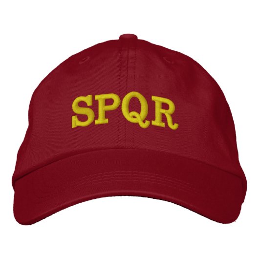 "SPQR"-PET PET (Voorkant)