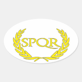 SPQR Roma Ovale Sticker