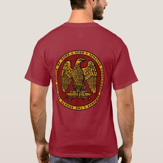 SPQR Roman Aquila Seal Shirt (Achterkant)