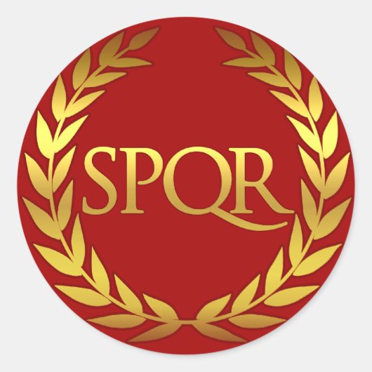 SPQR Roman sticker (Voorkant)
