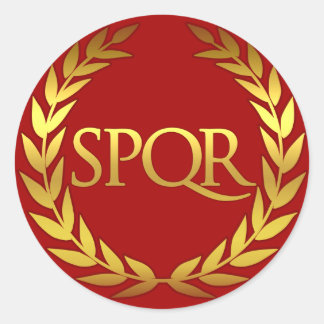 SPQR Roman sticker