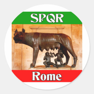 SPQR Rome Ronde Sticker