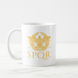 SPQR Romeinse Adelaar Embleem Klassieke Koffiemok