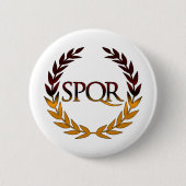 SPQR RONDE BUTTON 5,7 CM (Voorkant)