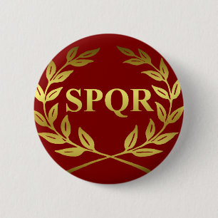 SPQR RONDE BUTTON 5,7 CM