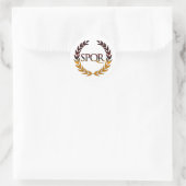 SPQR RONDE STICKER (Tas)