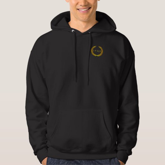 Spqr Senatus Populus Que Romanus Roman Republic Ro Hoodie (Voorkant)