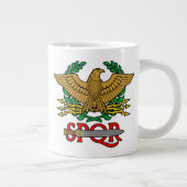 SPQR Senatus Populusque Romanus  Grote Koffiekop (Rechts)