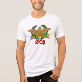 SPQR Senatus Populusque Romanus Tri-Blend Shirt