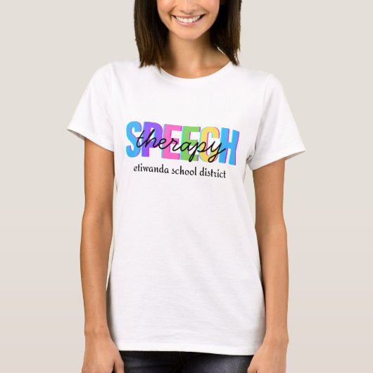 Spraak etiwanda t-shirt (Voorkant)