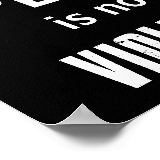 Spraak is geen geweld poster (Hoek)