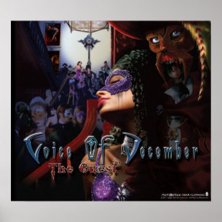 Spraak van december "de gast" druk poster