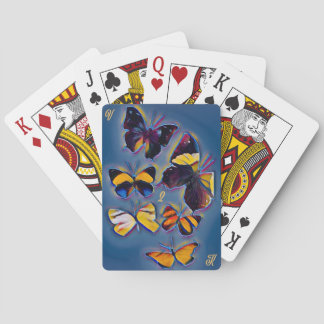 Spraak voor Skull 2.0 Butterfly Pokerkaarten