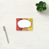 Spraakballon Gepersonaliseerde Naam Post-it® Notes (Kantoor)