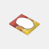 Spraakballon Gepersonaliseerde Naam Post-it® Notes (Schuin)