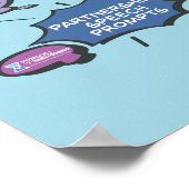 Spraakbel 12 x 18 poster (Hoek)