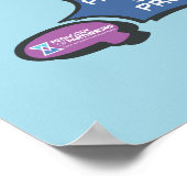 Spraakbel 18x24 poster (Hoek)