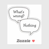 Spraakbel Sticker (Vel)