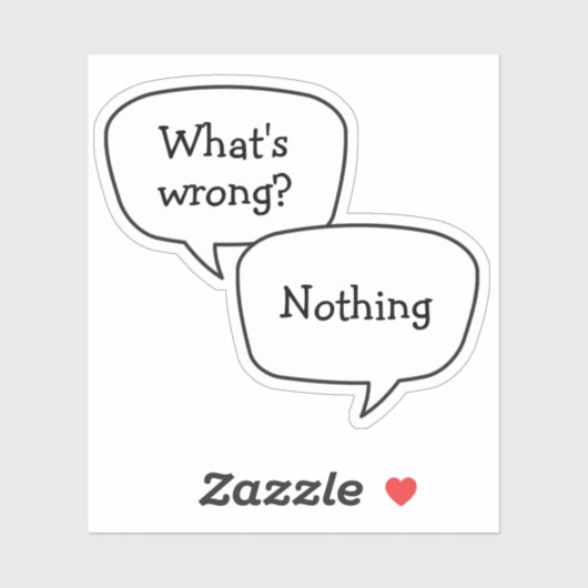 Spraakbel Sticker (Vel)