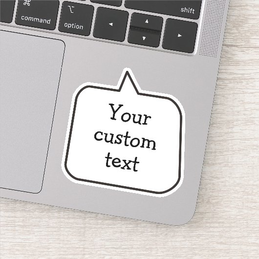 Spraakbel Sticker (Detail)