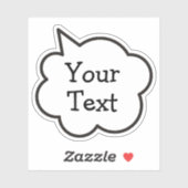 Spraakbel Sticker (Vel)