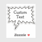 Spraakbel Sticker (Vel)