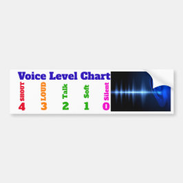 Spraakdiagram voor schoolbussignalen bumpersticker