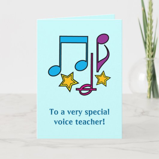 Spraakleraar Bedankt Card (Voorkant)