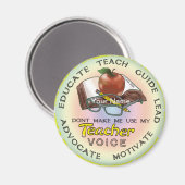 Spraakmagneet van de leerkracht magneet (Voorkant / Achterkant)