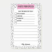 Spraaknotitie voor thuis- PERSONALISEREN Post-it® Notes (Voorkant)