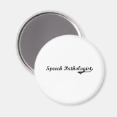 Spraakpatholoog Professionele baan Magneet (Voorkant / Achterkant)