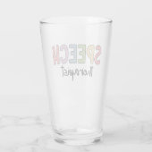 Spraakpatholoog Spraaktherapie Glas (Achterkant)