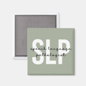 Spraakpatholoog Spraaktherapie Magneet (Voorkant / Achterkant)