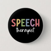 Spraakpatholoog Spraaktherapie Ronde Button 5,7 Cm (Voorkant)