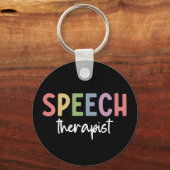 Spraakpatholoog Spraaktherapie Sleutelhanger (Voorkant)