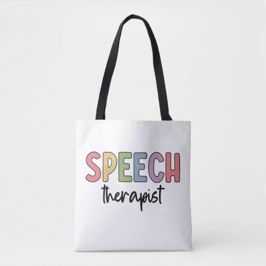 Spraakpatholoog Spraaktherapie Tote Bag (Voorkant)