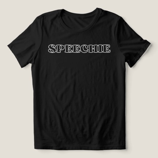 Spraaktaal pathologie, Spraakpatholoog SLP, S Tri-Blend Shirt (Design voorkant)