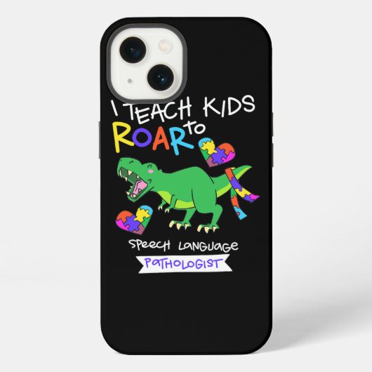 Spraaktaal Patholoog Dinosaurus TRex Roar II iPhone Hoesje (Achterkant)