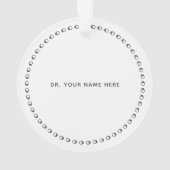 Spraaktaal patholoog Ornament (achterkant)