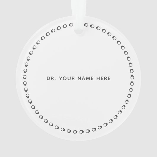 Spraaktaal patholoog Ornament (achterkant)