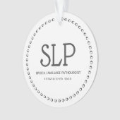 Spraaktaal patholoog Ornament (voorkant)