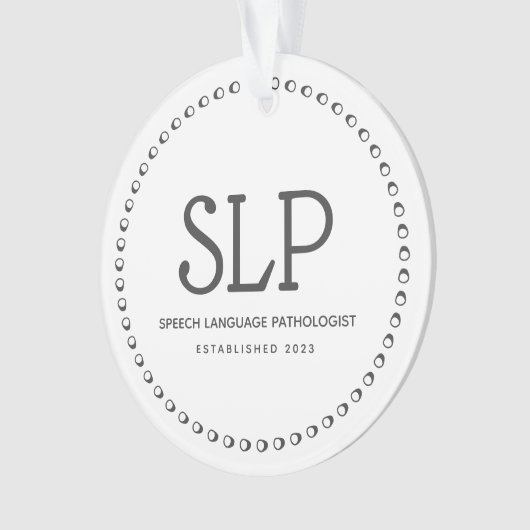 Spraaktaal patholoog Ornament (voorkant)