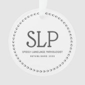 Spraaktaal patholoog Ornament (voorkant)