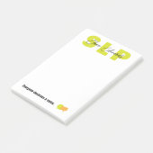 Spraaktaal patholoog therapeut post-it® notes (Schuin)