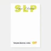 Spraaktaal patholoog therapeut post-it® notes (Voorkant)