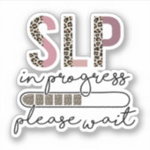 Spraaktaalpatholoog in ontwikkeling Toekomstige SL Sticker (Voorkant)