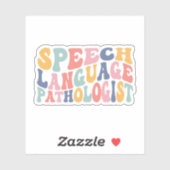 Spraaktaalpatholoog SLP-cadeaus Sticker (Vel)