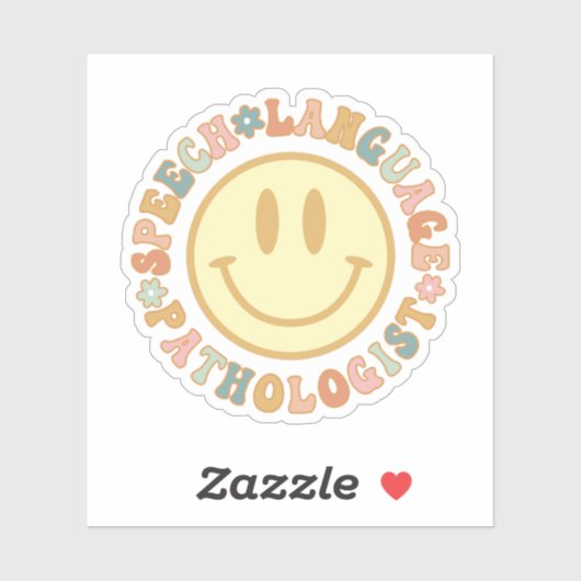 Spraaktaalpatholoog SLP-cadeaus Sticker (Vel)